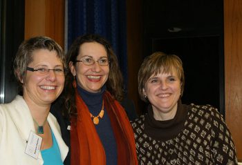 2009, die drei "Geburtshelferinnen": Sabine Döpfner, Claudia Schäfer, Bettina Steuber-Fillsack